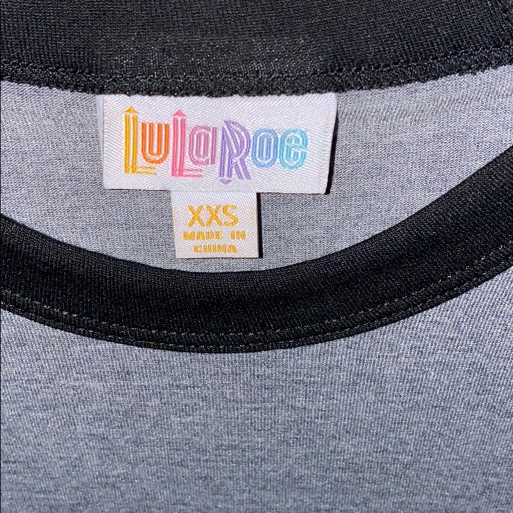 Lula Roe baseball tee - Picture 2 of 3